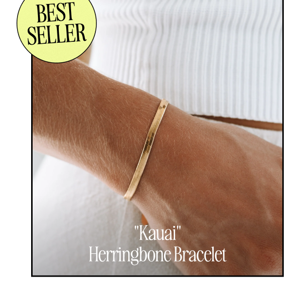 "Kauai" Herringbone Bracelet (5% OFF)